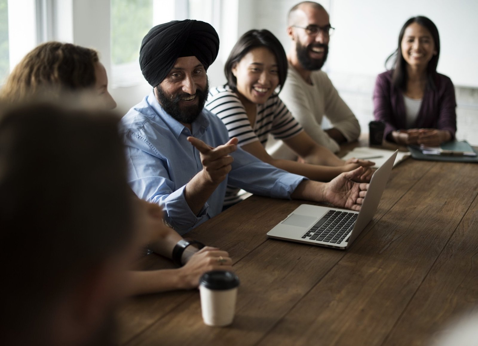 boardroom meeting among members